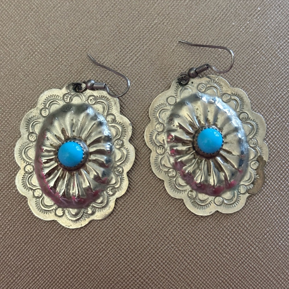 Concho Turquoise Earrings